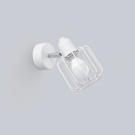 Wandleuchte BELUCI 1 E14 Weiß Modern SOLLUX