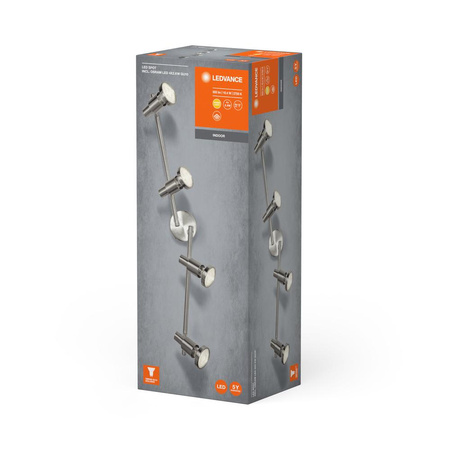 Deckenleuchte Wandleuchte Reflektor 4xGU10 2,6W 920lm 2700K Warm SPOT LEDVANCE