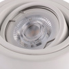 Aufbauleuchte HALOGEN Aluminium Weiß SPOT TUBE 10cm für LED GU10 Bellalux