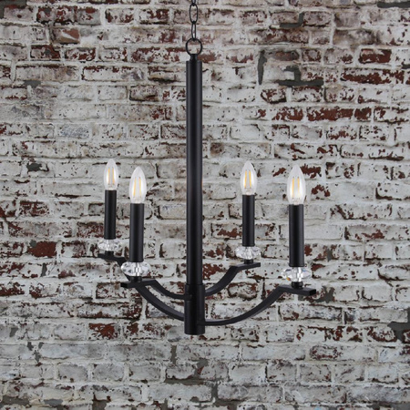 HIMS Kronleuchter Hänge-Deckenleuchte 4xE14 120cm - GOLDLUX (Polux)