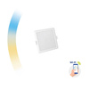 Quadratisches LED-Einbaupaneel 6W CCT ALGINE SPECTRUM Smart TUYA WiFi Dimmbar