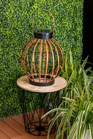 LED-Solarlampe für den Außenbereich Garten stehend Hängelaterne 3000K IP44 30,5 cm Dämmerungssensor