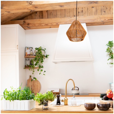 Bambus E27 Sibu Kobi Dekorative Hängelampe