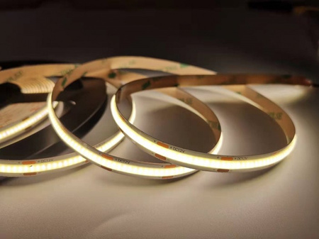 LED-Streifen COB 9W/m 990lm/m 480LED/m 12V 4000K Neutral CRI90 IP20 Rolle 5m Ecolight