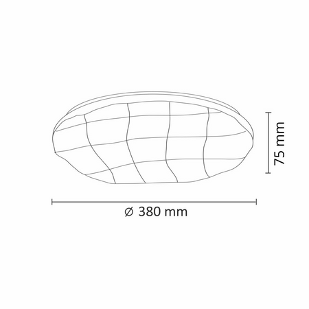 LED-Deckenleuchte Polaris B034 48W 2880lm 2700-6500K 38cm GOLDLUX (Polux) + Fernbedienung