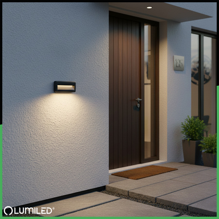 Außen Garten Treppe Wandleuchte CCT 3000-6500K LED 4W IP65 VIREO LUMILED