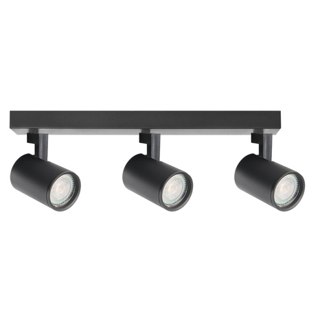 Wand- und Deckenstrahler Leuchte 3x GU10 Schwarz LYNX Sanico Goldlux