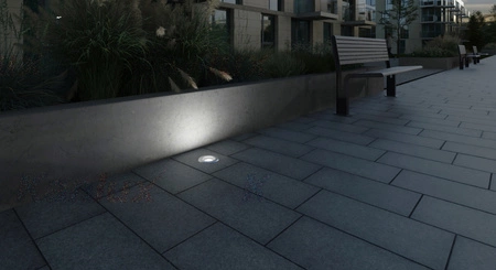 Bodenaufbauleuchte XARD DL-40 E27 IP67 dicht Traglast 2 Tonnen Kanlux