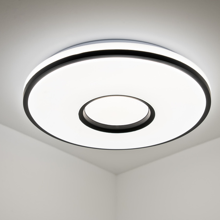 Plafond LED Aufbaumontage VERUS 72W CCT Weiß Rund 50cm + LUMILED PILOT