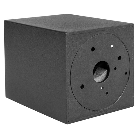 Aufputz Halogen Tuba Reflektor Spot GU10 Quadratisch Schwarz Masterled