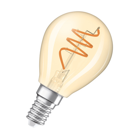 LED Dekorative Glühbirne P46 Ball E14 4.9W = 40W 470lm 2200K Warm CRI90 300° Vintage 1906 Osram