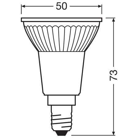 LED Leuchtmittel 4,8W = 50W E14 350lm 2700K Dimmbar Osram Star