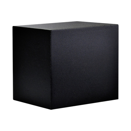 LED-Gartenwandleuchte GU10 BOSTON quadratisch GOLDLUX (Polux) ALUMINIUM SCHWARZ