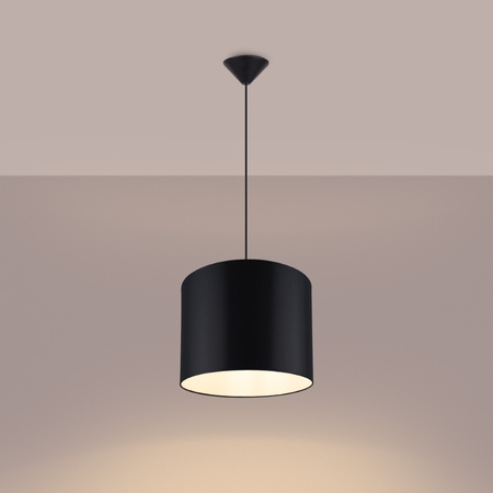 NOVA 30 E27 Schwarz Minimalistische Decke Pendelleuchte SOLLUX