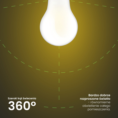 6x LED-Lampe E27 A60 4W = 60W 840lm 3000K Warm 360° FILAMENT LUMILED