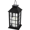 LED-Solar-Gartenlaterne Hängelaterne 32cm Schwarz