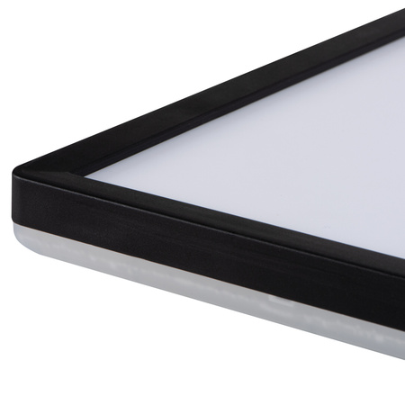 Plafond LED AZPO Deckenleuchte 17.5W IP54 Schwarz KANLUX