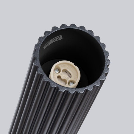 Tuba Spot Deckenleuchte GU10 Schwarz Carbon Deep Space SL.1568 Sollux