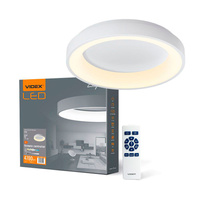 Plafond LED-Deckenleuchte Aufbauleuchte 72W 7500lm 2700-6000K CCT Weiß Dimmbar + EDGE Fernbedienung Videx