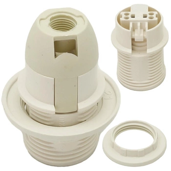 Isolierfassung mit Kragen E14 OTE14-01 4A 250V WEISS ANSCHLUSS