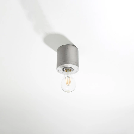 SALGADO Anbauleuchte E27 Spot Grau SOLLUX