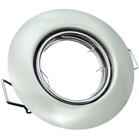 BEWEGLICHE Deckenleuchte OPIN GOLDLUX (Polux) RUNDES METALL-NICKEL