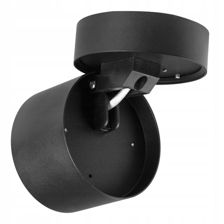 Aufputz Halogen Tuba Reflektor Spot GX53 Rund Schwarz Apilo Masterled