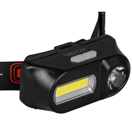 Wiederaufladbare Kopflampe XPE + COB VA0115 Vayox