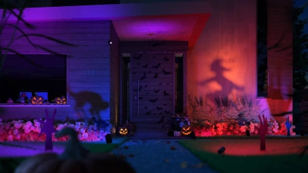 Philips HUE Nyro WACA Außenmastleuchte 13,5 W Schwarz 17455/30/P7