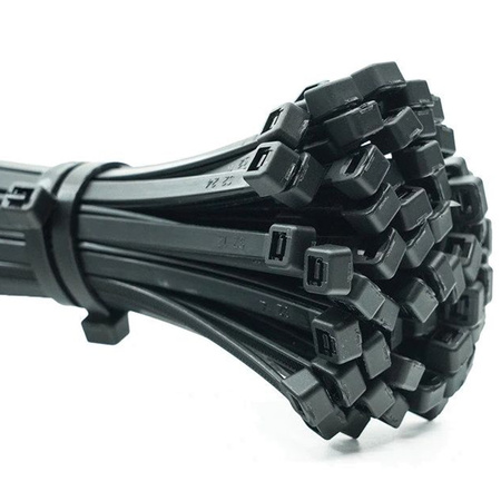 Starker Kabelbinder 3,6x300mm schwarz 100 Stück ECOLIGHT