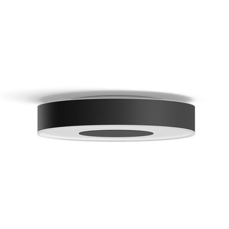 LED-Deckenleuchte INFUSE M Schwarz 33.5W CCT RGB PHILIPS HUE Bluetooth Zigbee