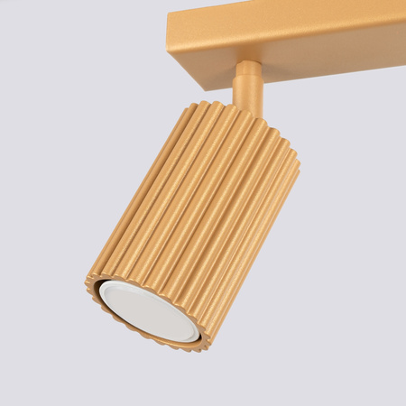 Tuba Spot Reflektor-Deckenleuchte 2x GU10 Gold Carbon Deep Space SL.1561 Sollux