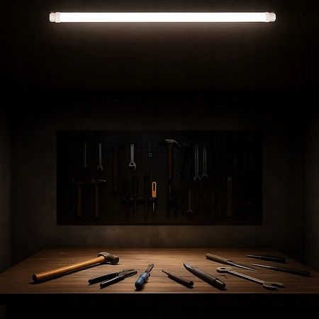 Hermetische LED-Leuchte 36W 120cm kalt 6200K IP65