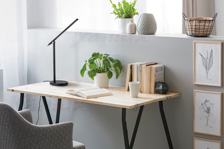 LED-Schreibtischlampe Schwarz REXAR 7W 3000-6500K Kanlux