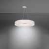 SATURNO SLIM LED-Pendelleuchte 6xE27 Kronleuchter 70cm Weiß SOLLUX