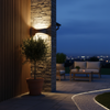 Gartenlampe LED Wandleuchte BIRMINGHAM 10W 4000K IP65 Up-Bottom Rechteckig Anthrazit RABALUX