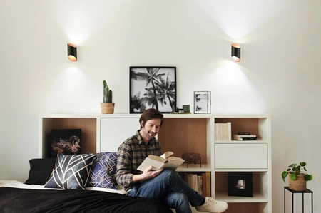 Intelligente Wandleuchte SMART + WIFI 12W ORBIS CYLINDRO SCHWARZ LEDVANCE