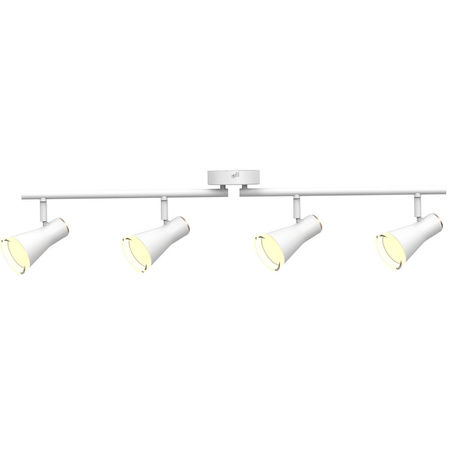 Verstellbare Decken-/Wandleuchte 16.8W LED BERG 4 weiß 3000K GOLDLUX (Polux)