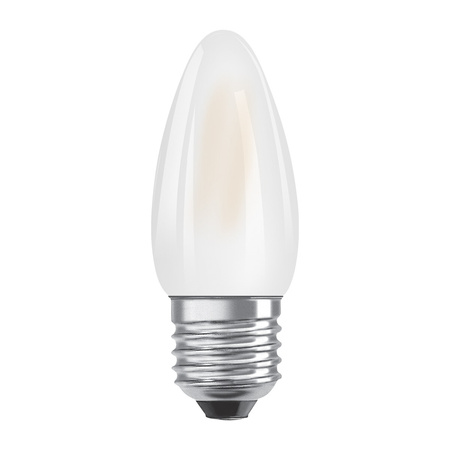 LED Leuchtmittel E27 B35 4W = 40W 470lm 2700K Warm 300° OSRAM STAR Filament