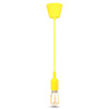 Hängeleuchte E27 Silikonschirm gelb VT-7228 V-TAC