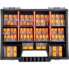 Schnellverbinder WAGO Installationsverbinder Set à 60 Stück - 25x 221 2x4mm + 25x 3x4mm + 10x 5x4mm