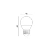 LED-Lampe E27 Ball 6W 470lm 4000K Neutral 200° Kobi