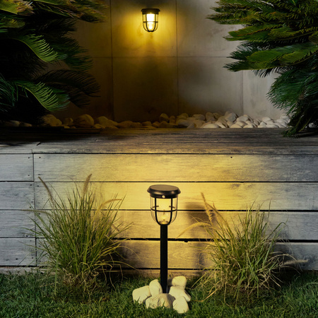 Gartenleuchte LED Solar-Wandleuchte RADII 1.3W 3000K IP44 Dämmerungs-Bewegungsmelder PHILIPS