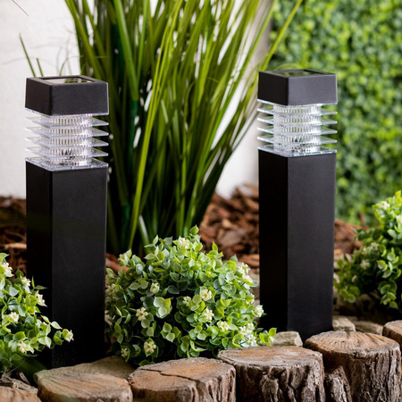 Solar-LED-Lampe, Solar Gartenleuchte 40cm NARIS LUMILED