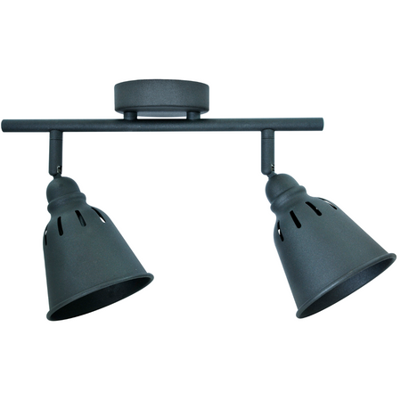 FIONA WALL LAMP Spot Wandleuchte 2xE14 Deckenleuchte SCHWARZ GOLDLUX (Polux)