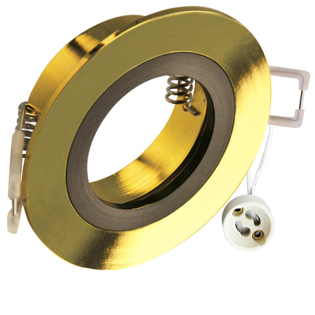 Spot GU10 Gold FEBE Sanico Goldlux Einbaustrahler