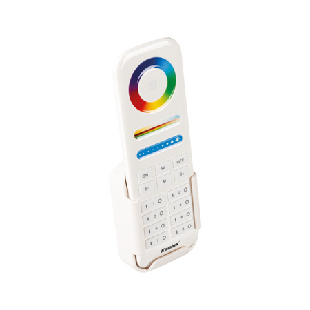 Fernbedienung für LED-Streifen REMOTE 8 RGBW/CCT-W 8-Zonen Weiß KANLUX