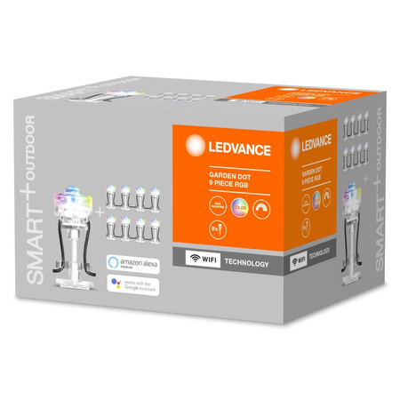 Dekorative RGB-LED-Lichtpunkte 2,5W SMART+ WiFi GARDEN 9 Dot LEDVANCE