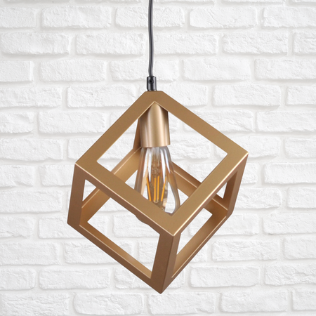 Decke Hängelampe Dekorative Hängeleuchte E27 Gold Schweden Sanico Goldlux