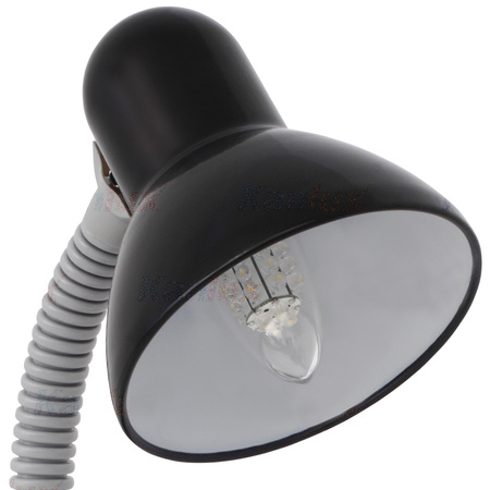 Nachttischlampe für E27 SUZI HR-60 schwarz MIT CLIP Kanlux